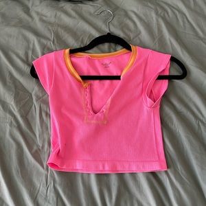 Out From Under Go For Gold Seamless Top Pink